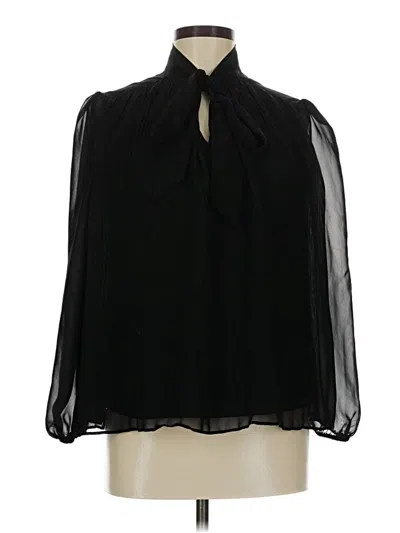 Pre-owned Nanette Lepore 3/4 Sleeve Blouse In Black