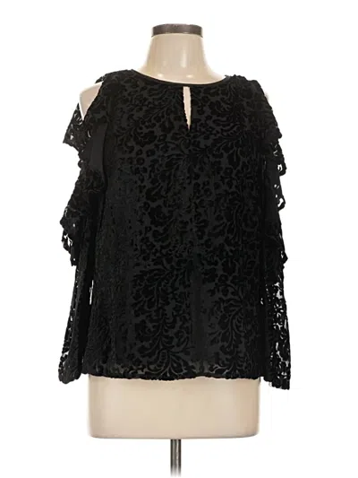 Pre-owned Nanette Lepore 3/4 Sleeve Blouse In Black