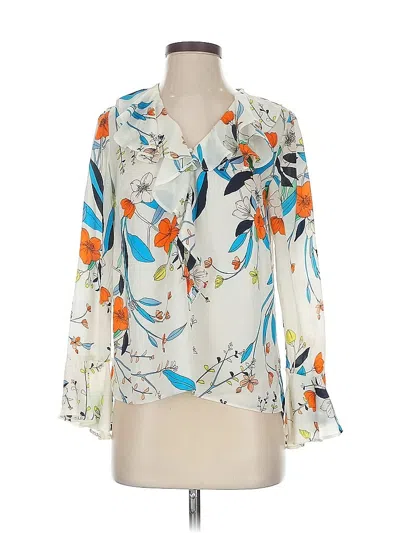 Nanette Lepore 3/4 Sleeve Blouse In Multi