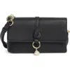 Nanette Lepore Akari Flap Shoulder Bag In Black