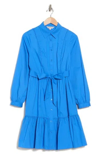 Nanette Lepore Amber Stitch Midi Dress In Venetian Blue