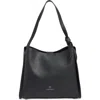 Nanette Lepore Ariana Triple Section Shoulder Bag In Black