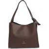 Nanette Lepore Ariana Triple Section Shoulder Bag In Brown