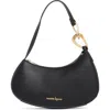 Nanette Lepore Asymmetric Baguette Shoulder Bag In Black