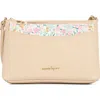 Nanette Lepore Ayanna Crossbody Bag & Pouch In Oatmeal-cottage Garden