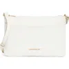 Nanette Lepore Ayanna Crossbody Bag & Pouch In White - Spring Magnolias