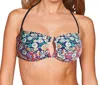 Nanette Lepore Bandeau Bikini Top In Desert Diamond In Multi