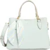 Nanette Lepore Bellamy Triple Compartment Satchel In Retro Surf - Cabana Stripe