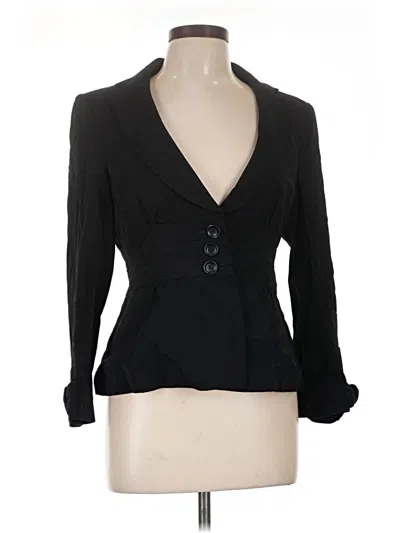 Pre-owned Nanette Lepore Blazer Jacket In Black