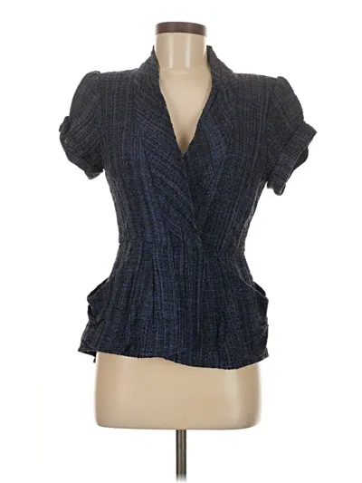 Pre-owned Nanette Lepore Blazer Jacket In Blue