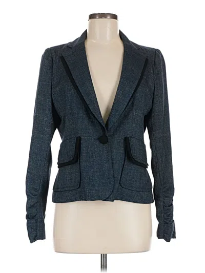 Pre-owned Nanette Lepore Blazer Jacket In Blue