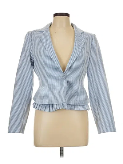 Pre-owned Nanette Lepore Blazer Jacket In Blue
