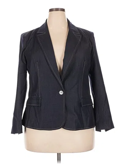 Pre-owned Nanette Lepore Blazer Jacket In Blue