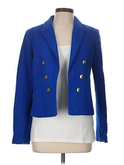 Pre-owned Nanette Lepore Blazer Jacket In Blue