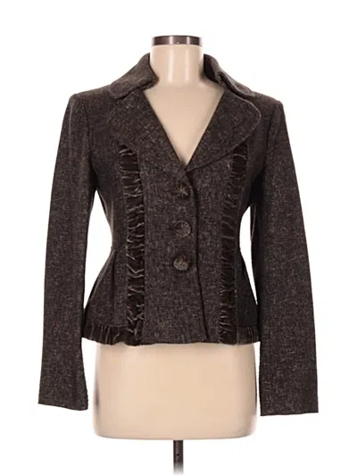 Pre-owned Nanette Lepore Blazer Jacket In Brown