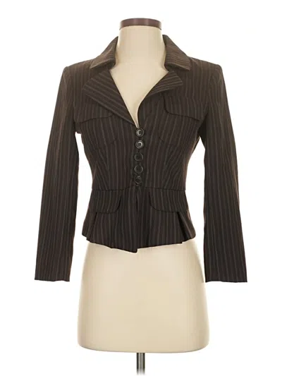 Pre-owned Nanette Lepore Blazer Jacket In Brown