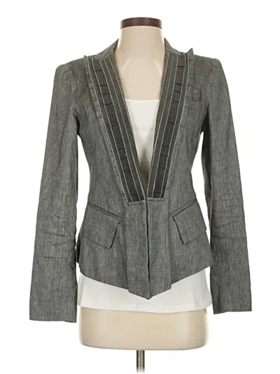 Pre-owned Nanette Lepore Blazer Jacket In Gray
