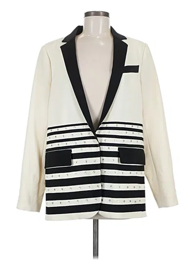 Pre-owned Nanette Lepore Blazer Jacket In Ivory