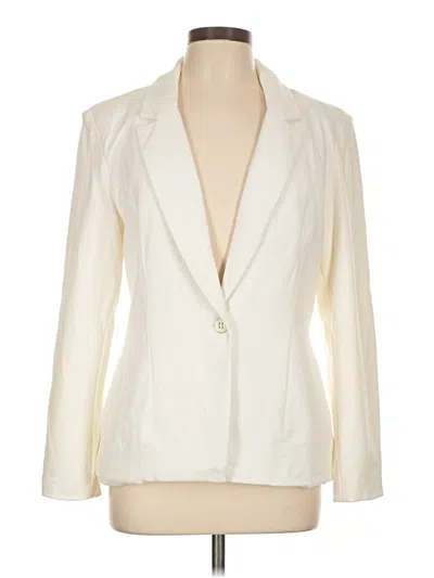 Pre-owned Nanette Lepore Blazer Jacket In Ivory