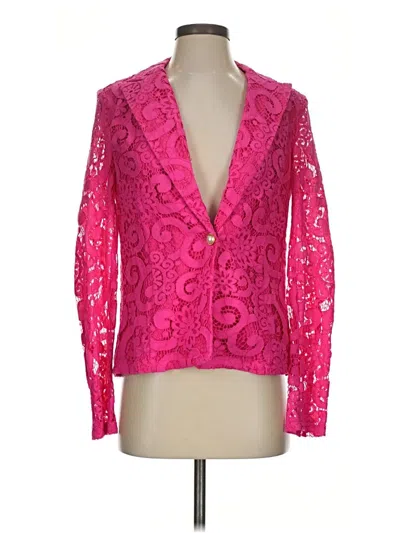 Pre-owned Nanette Lepore Blazer Jacket In Pink