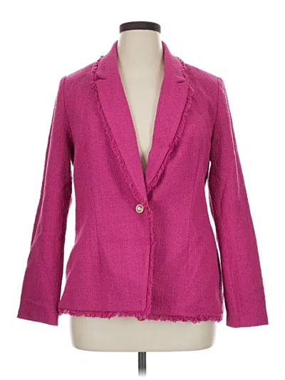 Pre-owned Nanette Lepore Blazer Jacket In Pink