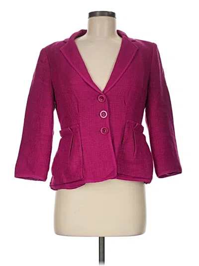 Pre-owned Nanette Lepore Blazer Jacket In Pink