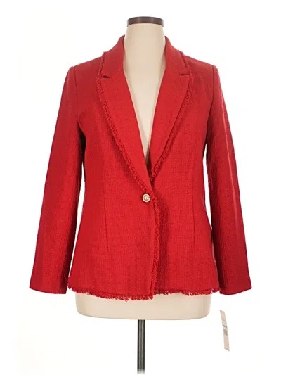 Pre-owned Nanette Lepore Blazer Jacket In Red