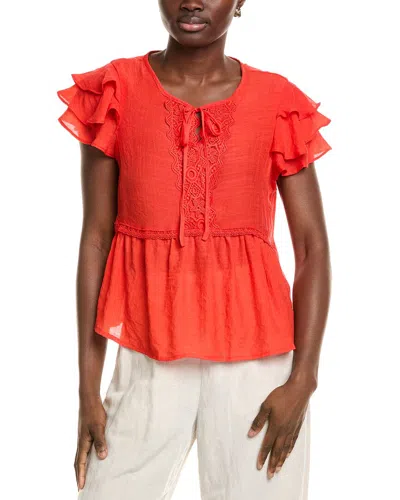 Nanette Lepore Blouse In Orange
