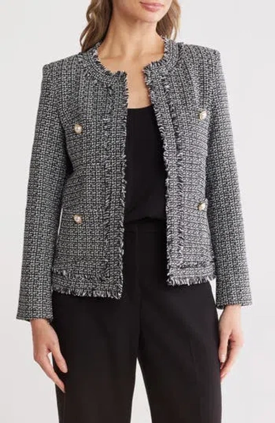Nanette Lepore Bouclé Tweed Jacket