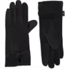 Nanette Lepore Bow Cuff Gloves In Black