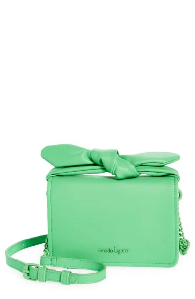 Nanette Lepore Bow Top Crossbody Bag In Green