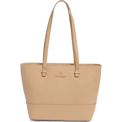 Nanette Lepore Brielle Tote Bag & Dome Pouch In Clay - Rice