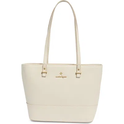 Nanette Lepore Brielle Tote Bag & Dome Pouch In Neutral