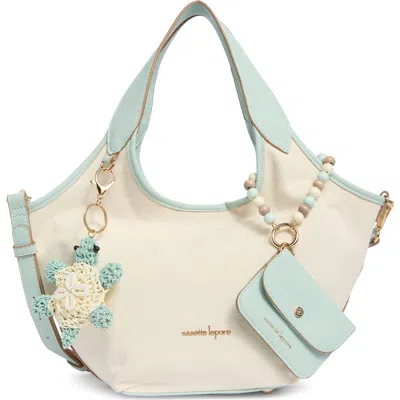 Nanette Lepore Canvas Scoop Satchel In Multi