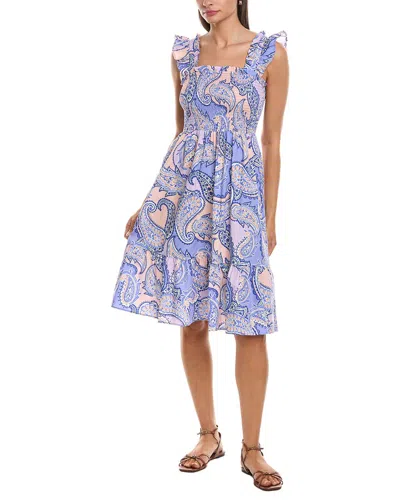 Nanette Lepore Cap Sleeve Midi Dress In Purple
