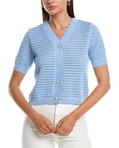 Nanette Lepore Cardigan In Blue