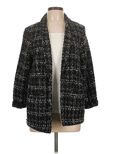 Pre-owned Nanette Lepore Cardigan Sweater In Black