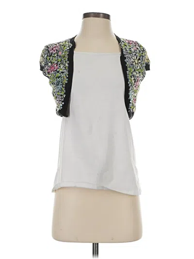 Pre-owned Nanette Lepore Cardigan Sweater In Black
