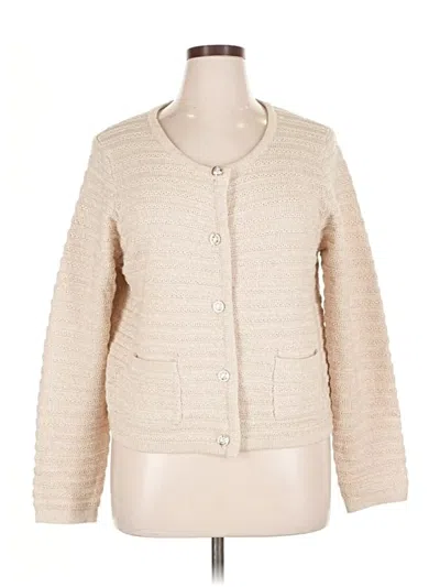 Pre-owned Nanette Lepore Cardigan Sweater In Brown