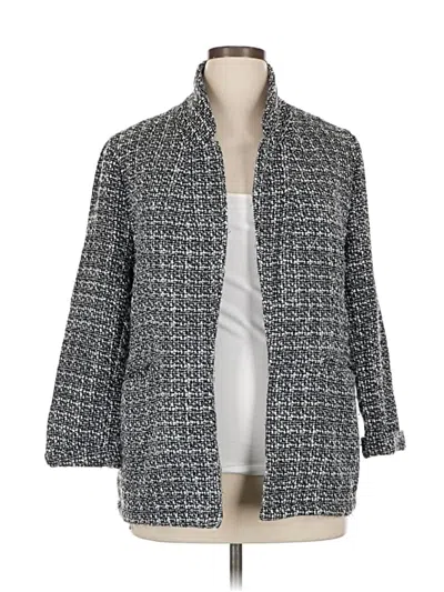 Pre-owned Nanette Lepore Cardigan Sweater In Gray