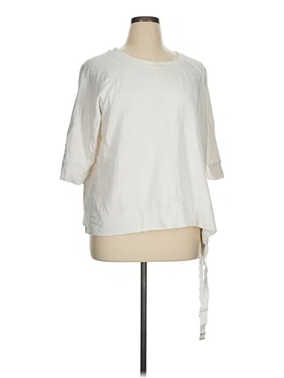 Pre-owned Nanette Lepore Cardigan Sweater In White