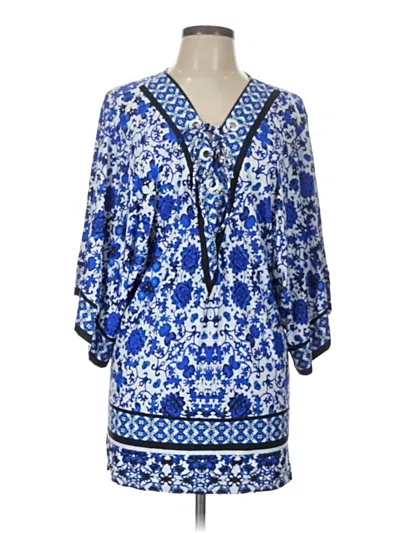 Pre-owned Nanette Lepore Casual Dress In Blue