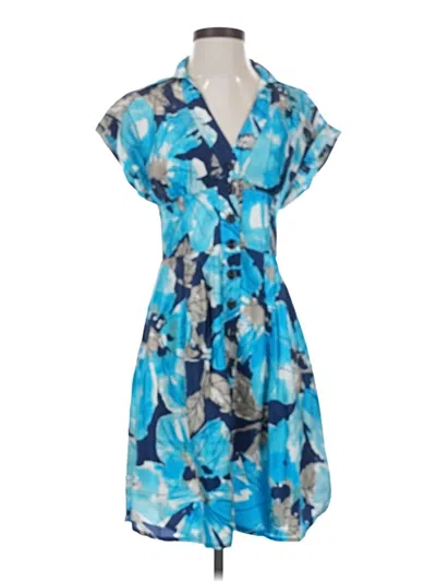 Pre-owned Nanette Lepore Casual Dress In Blue