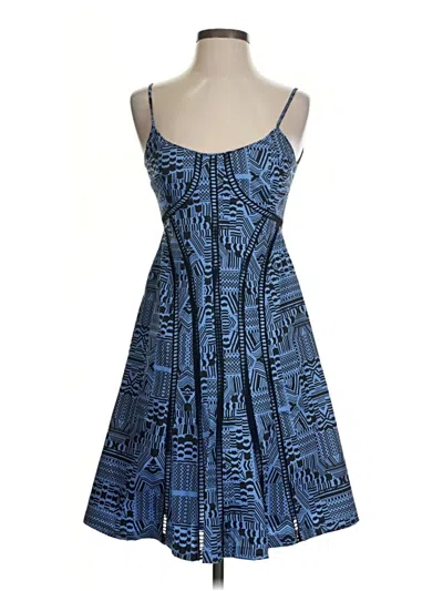 Pre-owned Nanette Lepore Casual Dress In Blue