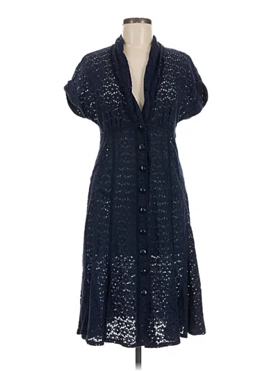 Pre-owned Nanette Lepore Casual Dress In Blue