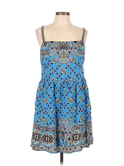 Pre-owned Nanette Lepore Casual Dress In Blue