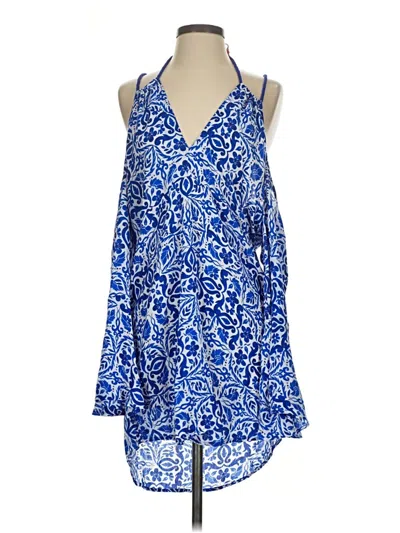 Pre-owned Nanette Lepore Casual Dress In Blue
