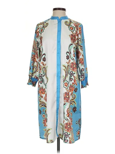 Pre-owned Nanette Lepore Casual Dress In Blue