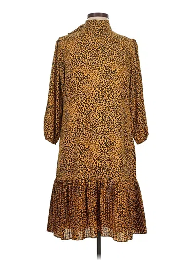 Pre-owned Nanette Lepore Casual Dress In Brown