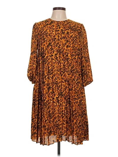 Pre-owned Nanette Lepore Casual Dress In Brown